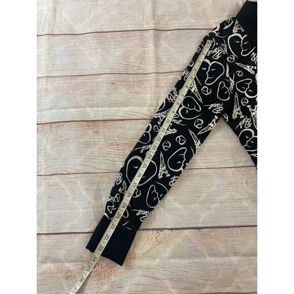 Catherine Malandrino Women's Black And White Paris Long Sleeve Blouse - Small - Picture 7 of 11